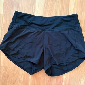 Lululemon Athletica Speed Up Black Women Shorts